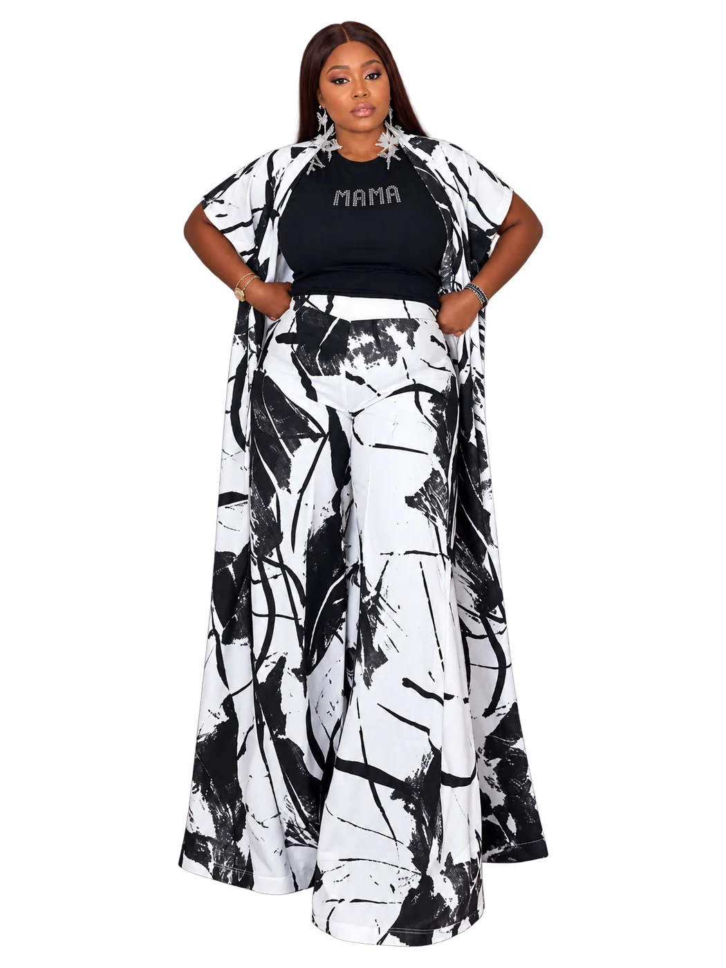 Eva Set — Black & white ink print set