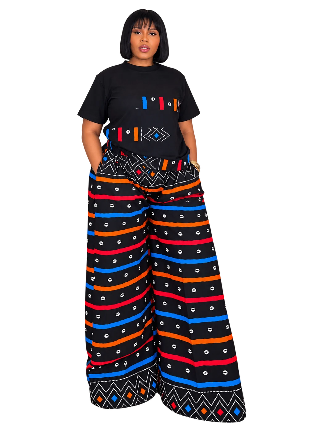 Jummy Set — Black multicolour print set